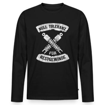 Tuning Cadeau - T-shirt manches longues Premium bio Homme - noir - Devant - Nico (187cm)