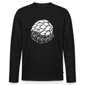 Brasseur de bière Maître brasseur Yin Yang - T-shirt manches longues Premium bio Homme - noir - Devant - Nico (187cm)