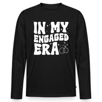 In My Engaged Era klassisches Damen - Männer Premium Bio Langarmshirt - Schwarz - Vorne - Nico (187cm)