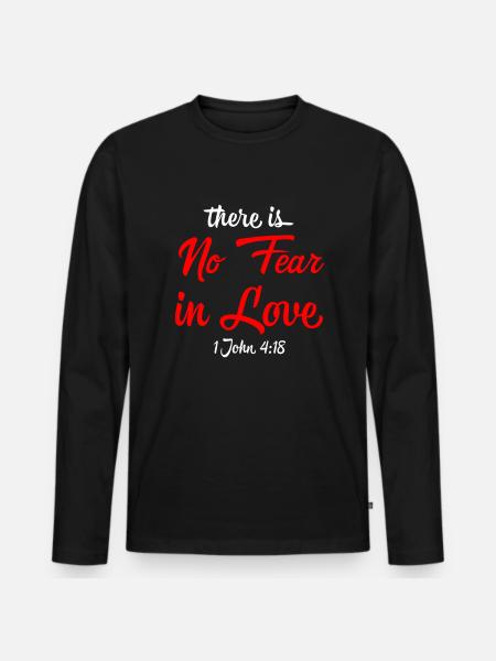 Jesus Jesus Jesus Christlich Christlich Christlich - Männer Premium Bio Langarmshirt - Schwarz