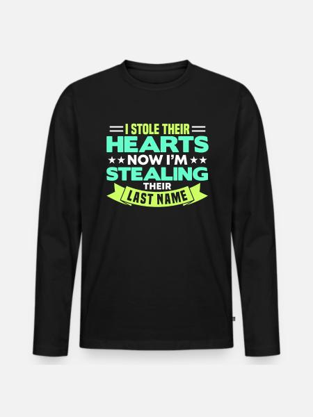 Adoptiert Adoptien Pflegevater Pflegemutter - Männer Premium Bio Langarmshirt - Schwarz