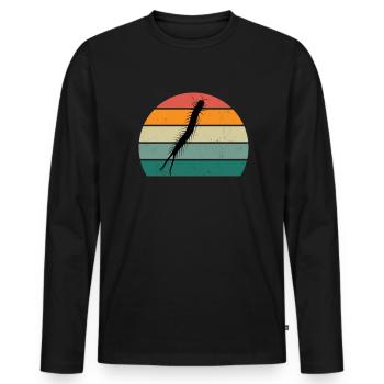 Insekt Krabbeln Chitinpanzer Fliegen Flügel Ameise - Männer Premium Bio Langarmshirt - Schwarz - Vorne - Nico (187cm)