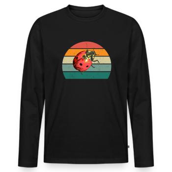 Insekt Krabbeln Fliegen Flügel Ameisen Insekten - Männer Premium Bio Langarmshirt - Schwarz - Vorne - Nico (187cm)