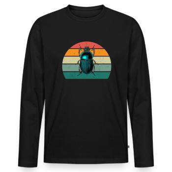 Insekt Krabbeln Fliegen Flügel Ameisen Insekten - Männer Premium Bio Langarmshirt - Schwarz - Vorne - Nico (187cm)