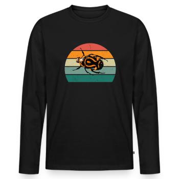 Insekt Krabbeln Fliegen Flügel Ameisen Insekten - Männer Premium Bio Langarmshirt - Schwarz - Vorne - Nico (187cm)