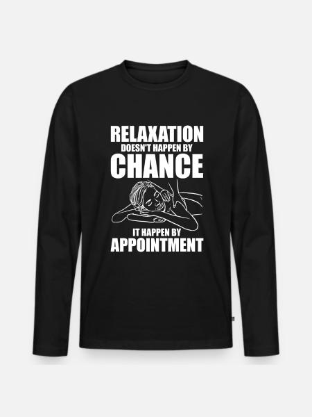 Massage Therapist - Men's Premium Organic Long Sleeve Shirt - black