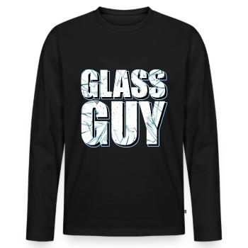 Glass Guy - Glassblowing - Männer Premium Bio Langarmshirt - Schwarz - Vorne - Nico (187cm)