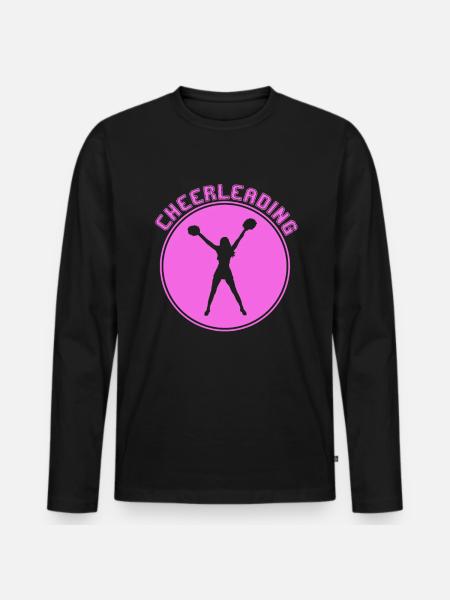 cheerleading - T-shirt manches longues Premium bio Homme - noir