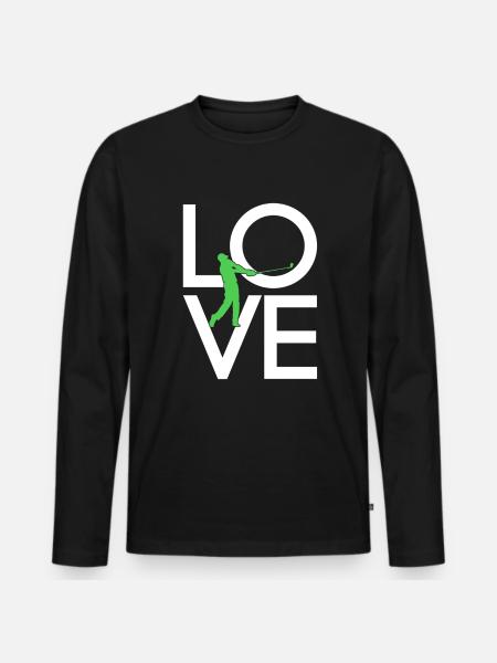 Gulf - Men's Premium Organic Long Sleeve Shirt - black