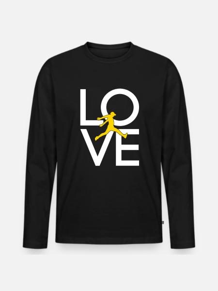Parkour - Men's Premium Organic Long Sleeve Shirt - black