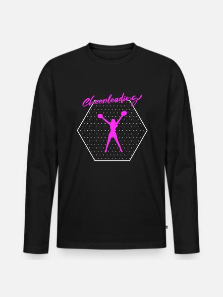 cheerleading - T-shirt manches longues Premium bio Homme - noir