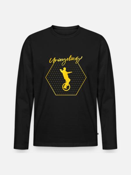 Monocycle - T-shirt manches longues Premium bio Homme - noir