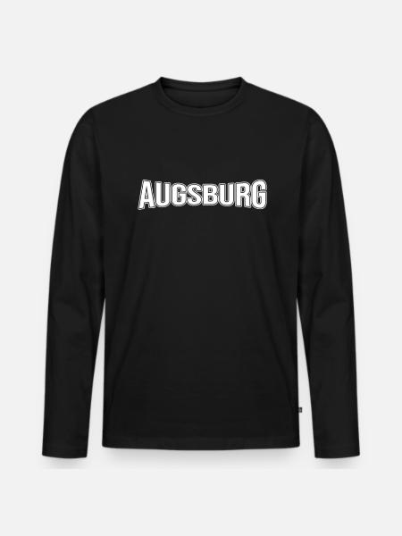 Augsburg - Men's Premium Organic Long Sleeve Shirt - black