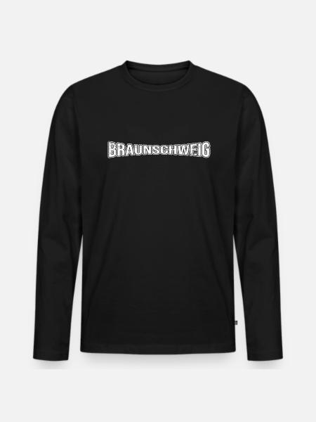 Braunschweig - Men's Premium Organic Long Sleeve Shirt - black
