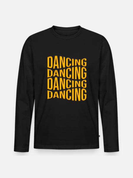 Danser - T-shirt manches longues Premium bio Homme - noir