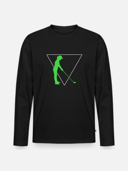 Golfe - T-shirt manches longues Premium bio Homme - noir