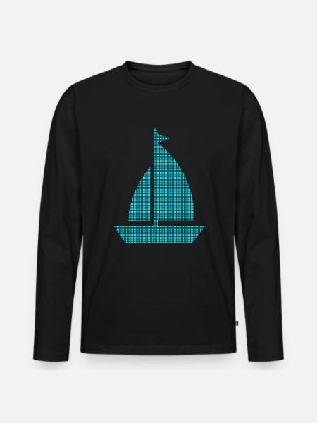 Voile - T-shirt manches longues Premium bio Homme - noir