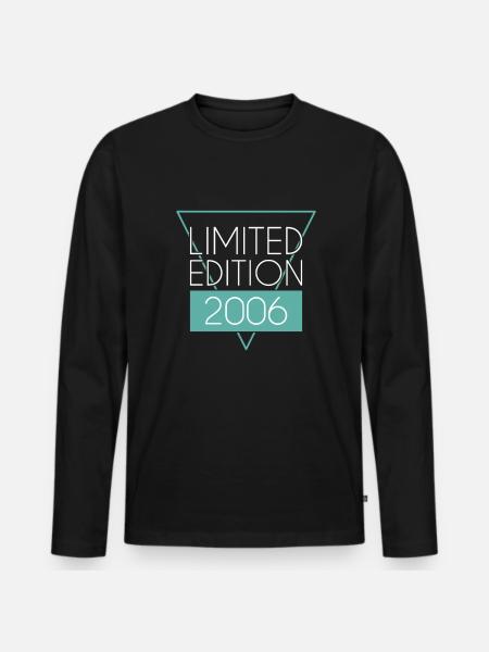 Limited edition 2006 - Men's Premium Organic Long Sleeve Shirt - black