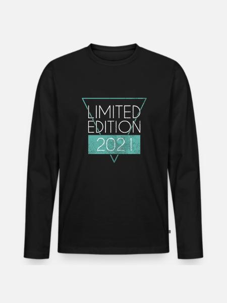 Édition limitée 2021 - T-shirt manches longues Premium bio Homme - noir