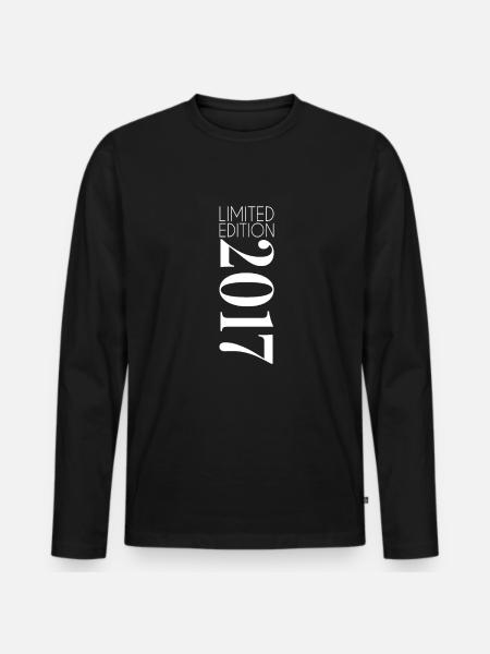 Édition Limitée 2017 - T-shirt manches longues Premium bio Homme - noir
