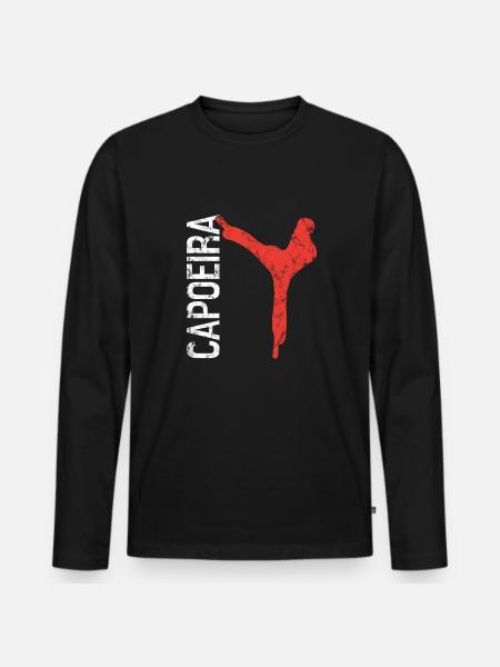 Capoeira - Men's Premium Organic Long Sleeve Shirt - black