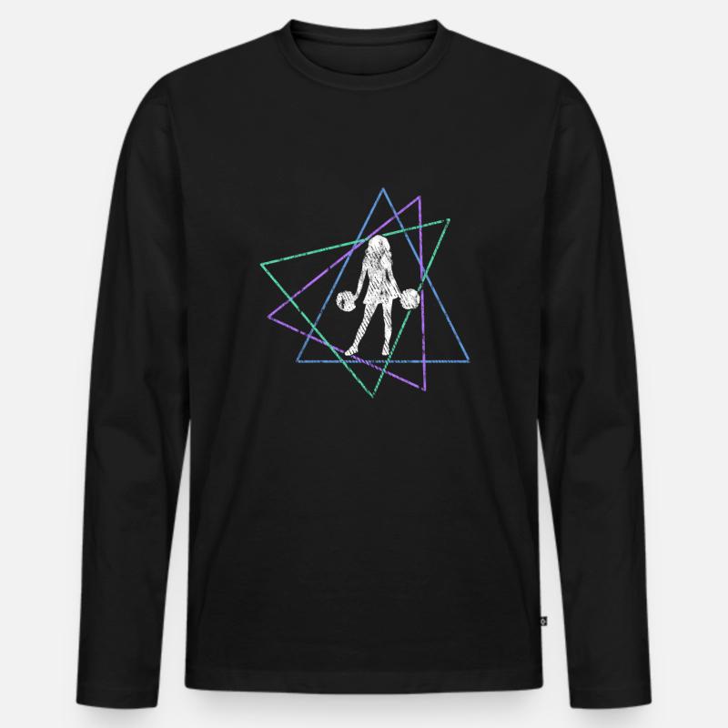 Cheerleading - Männer Premium Bio Langarmshirt - Schwarz