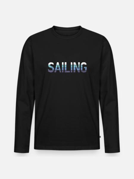 Navigation - T-shirt manches longues Premium bio Homme - noir