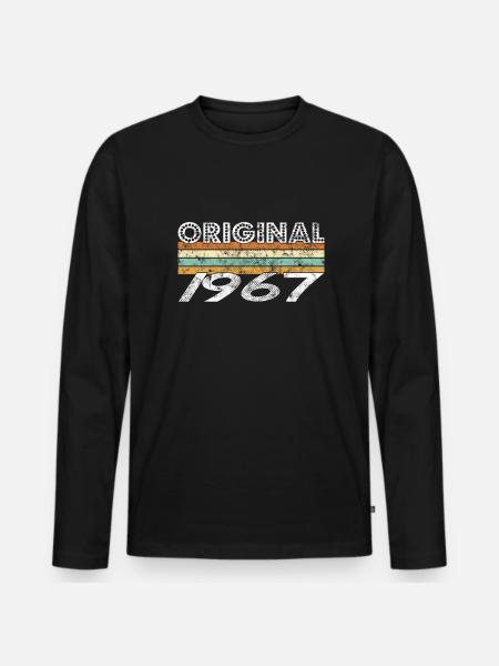 Original 1967 - T-shirt manches longues Premium bio Homme - noir