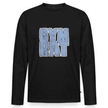 Conseil du gymnase - T-shirt manches longues Premium bio Homme - noir - Devant - Nico (187cm)