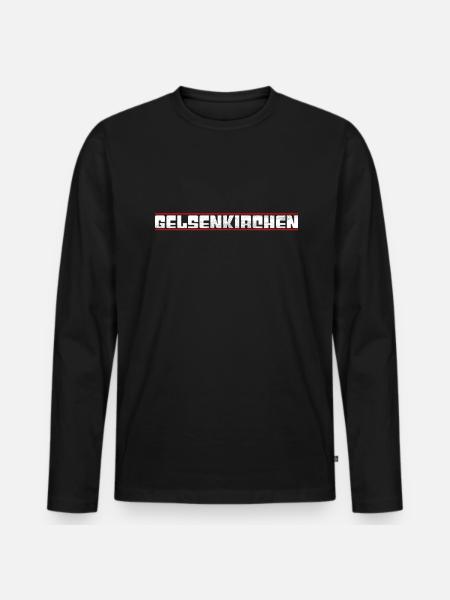 Gelsenkirchen - Men's Premium Organic Long Sleeve Shirt - black