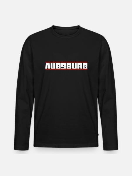 Augsburg - Men's Premium Organic Long Sleeve Shirt - black