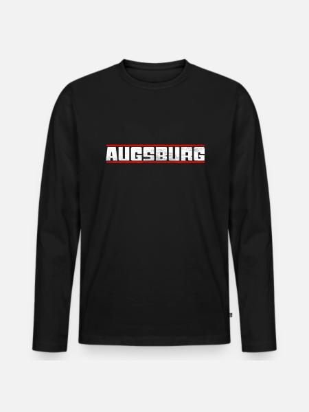 Augsburg - Men's Premium Organic Long Sleeve Shirt - black