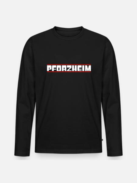Pforzheim - Men's Premium Organic Long Sleeve Shirt - black