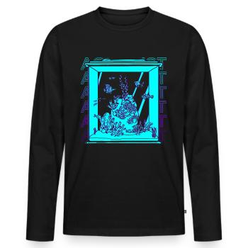 Aquarist Fish Keeper Fish Keeping Fish Aquarium G - Men's Premium Organic Long Sleeve Shirt - black - Front - Nico (187cm)