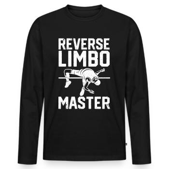 Funny Pole Vault Pole Vault Pole Vault - Men's Premium Organic Long Sleeve Shirt - black - Front - Nico (187cm)