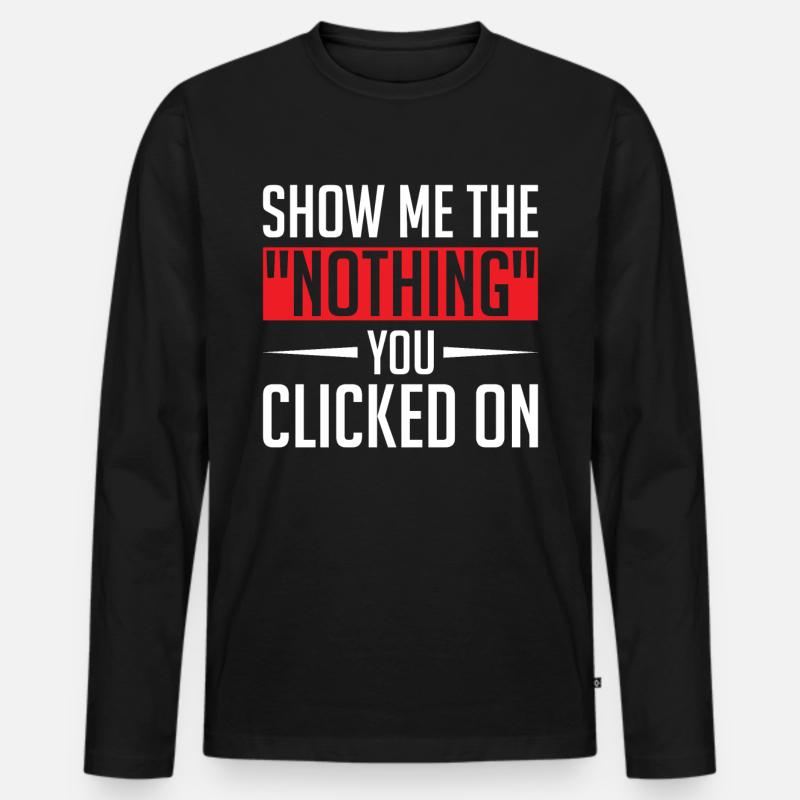 Cybersecurity Computersicherheit Cybersecurity - Männer Premium Bio Langarmshirt - Schwarz
