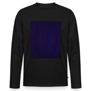 Cassette Futurisme Rétro Futurisme Vaporwave - T-shirt manches longues Premium bio Homme - noir - Devant - Nico (187cm)