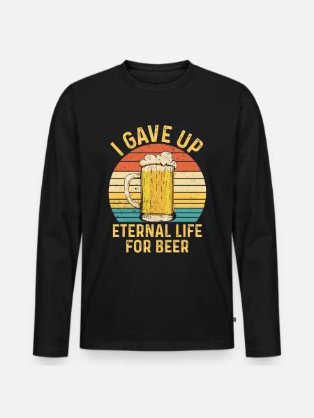 Funny ex-Mormon LDS Exmo - Men's Premium Organic Long Sleeve Shirt - black