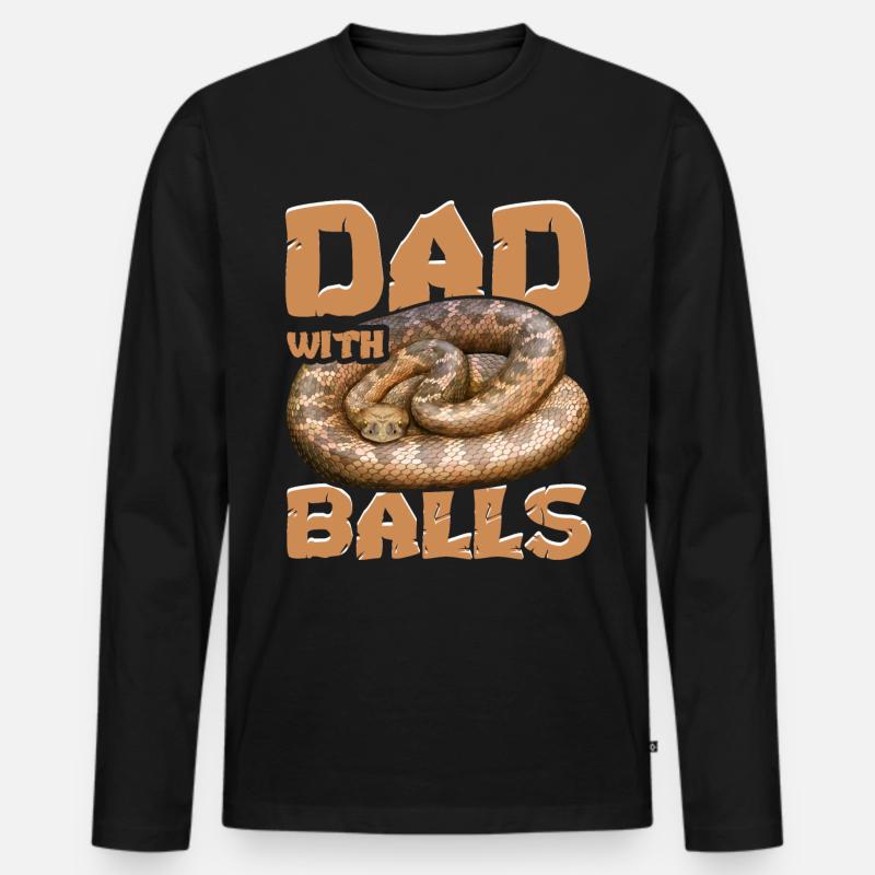 Serpent python royal T-shirt manches longues Premium bio Homme