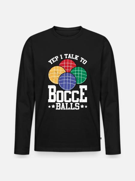 Player - Men's Premium Organic Long Sleeve Shirt - black