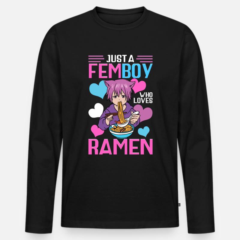 Cross Dressing - Männer Premium Bio Langarmshirt - Schwarz