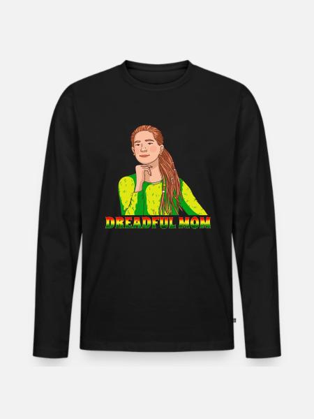 Rastafari Rastafarian Rasta - Men's Premium Organic Long Sleeve Shirt - black