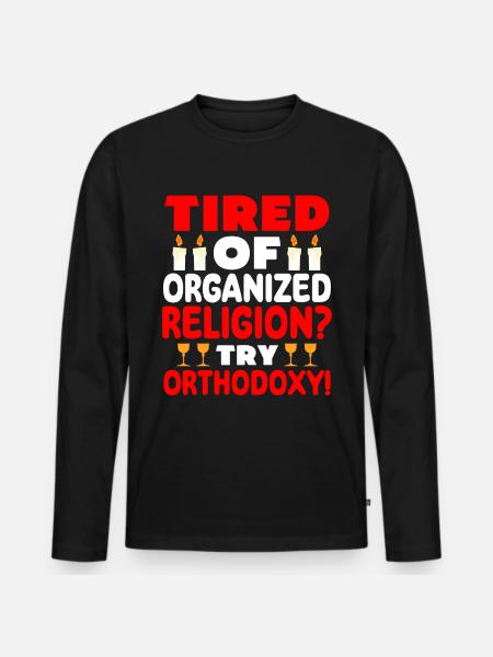 Orthodoxe - T-shirt manches longues Premium bio Homme - noir