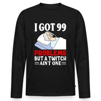 Anesthesiologist Anesthesiology - Men's Premium Organic Long Sleeve Shirt - black - Front - Nico (187cm)