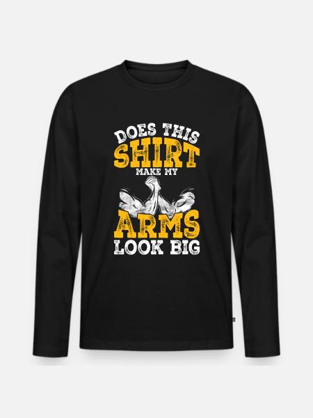 Bras de fer - T-shirt manches longues Premium bio Homme - noir