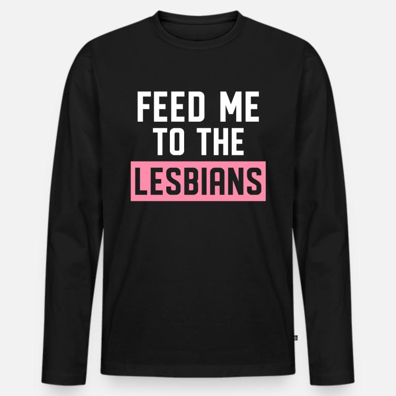 LGBTQ - Männer Premium Bio Langarmshirt - Schwarz