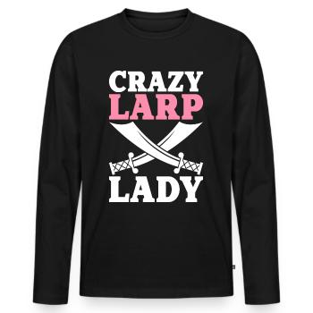 Live-Action-Rollenspiele - Männer Premium Bio Langarmshirt - Schwarz - Vorne - Nico (187cm)