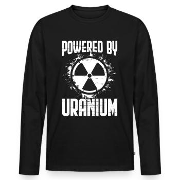 Nuclear Power Plant Nuclear Engineer - Men's Premium Organic Long Sleeve Shirt - black - Front - Nico (187cm)