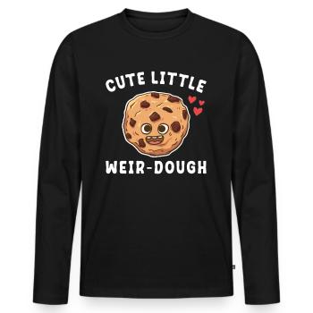 Cookie Dough Cookie Scout Cookie Handler - T-shirt manches longues Premium bio Homme - noir - Devant - Nico (187cm)
