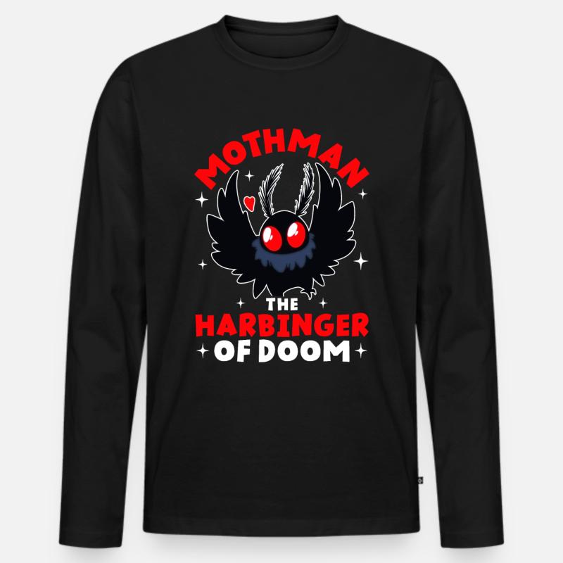 Kryptide Kryptozoologie - Männer Premium Bio Langarmshirt - Schwarz